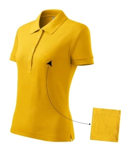 Cotton polokošile dámská žlutá
