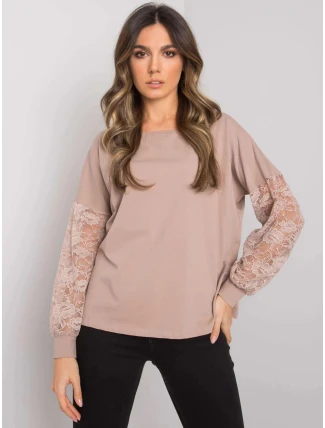 Dámská halenka RV BZ 7342.03 Tmavě béžová - Rue Paris