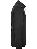 Daiber JN 898 Pánská pracovní pletená fleece bunda - Solid 02.0898 black/black Daiber JN 898 Pánská pracovní pletená fleece bunda - Solid 02.0898 black/black