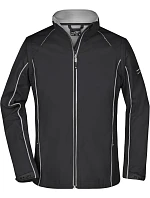 Daiber JN 1121 Dámská softshell bunda s odepínacími rukávy 02.1121 black/silver Daiber JN 1121 Dámská softshell bunda s odepínacími rukávy 02.1121 black/silver