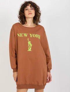 Mikina VI BL 3212.15X hnědá a zelená