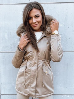 Dámská zimní bunda parka GODDESS béžová FashionStreet TY3868