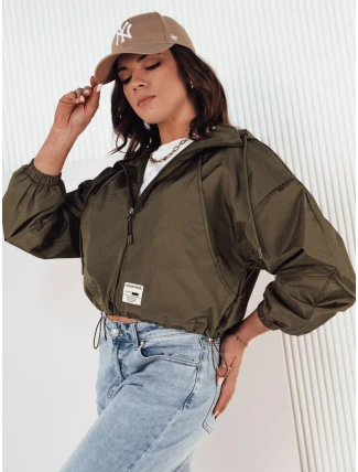 Dámská přechodná bunda s kapucí ISCAR zelená FashionStreet TY4210