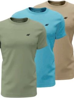 Tričko 4F M3094 3pak M 4FWSS25TTSHM3094 90S pánské