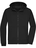 Daiber JN 1146 Pánská 2-vrstvá softshellová bunda s kapucí 02.1146 black/black Daiber JN 1146 Pánská 2-vrstvá softshellová bunda s kapucí 02.1146 black/black