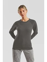 Fruit of the Loom Lady-Fit LW Raglan Sweat Dámská raglánová mikina 16.2146 heather grey Fruit of the Loom Lady-Fit LW Raglan Sweat Dámská raglánová mikina 16.2146 heather grey