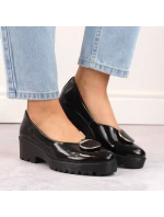 Dámské lakované polobotky se zdobením Filippo DP4569