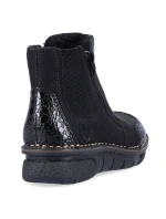 Pohodlné zateplené boty na zip Rieker W RKR555