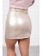 Sukně s ozdobnými jezdci béžová