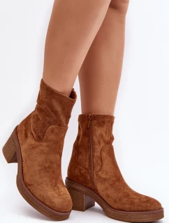 Dámské botky na podpatku Camel Argastis