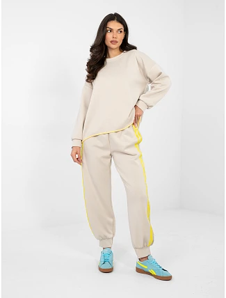 IT DR tepláky 22216.95 světle béžové