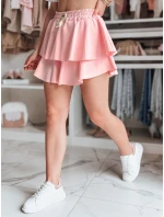 FALBELA mini sukně s volánky růžová FashionStreet CY0492