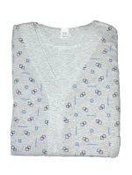 Pánské rozepínací pyžamo Gucio dł/r M-2XL Pánské rozepínací pyžamo Gucio dł/r M-2XL