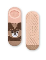 Dámské vzorované ponožky Steven art.132 Frotte ABS 35-40