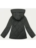Dámská bunda v army barvě pro přechodné období (5M3175-136)