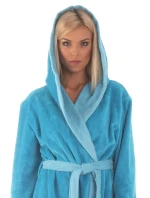 Dámský župan Tampa duo s kapucí 3959 tyrkysová - Vestis Dámský župan Tampa duo s kapucí 3959 tyrkysová - Vestis
