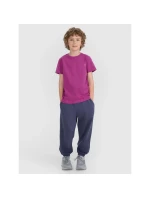 Dětské hladké tričko (SADA 2) 4F 4FJRAW25TTSHU3157-92S