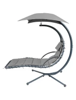 HOUPAČKA LISBON SE SLUNEČNÍKEM TMAVĚ ŠEDÁ