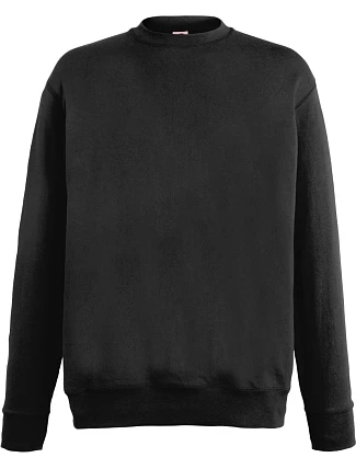 Fruit of the Loom Lightweight Set-In Sweat Pánská mikina 16.2156 black