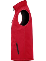 Clique Padded Softshell Vest Men Pánská zateplená softshellová vesta 67.0958 red