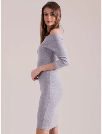 Šaty EN SK 1407.05 světle šedá Šaty EN SK 1407.05 světle šedá