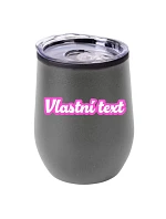 Personalizovaný termohrnek "BOWL" s vlastním textem s obrysem Personalizovaný termohrnek "BOWL" s vlastním textem s obrysem