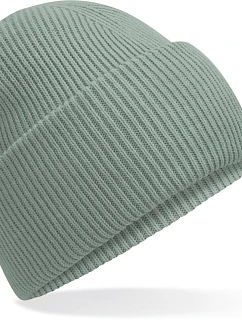 Beechfield B 385R Pletená čepice s manžetou "Recycled" 53.385R dusty green
