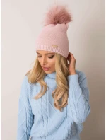 Dámská čepice.69 světle růžová