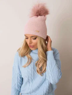 Dámská čepice.69 světle růžová