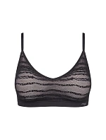 Dámská podprsenka FREE Evolve PU Lace - BLACK - černá 0004 - SLOGGI