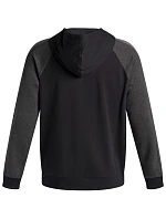 Pánská mikina Under Armour Rival Fleece Colorblock Hoodie black 6003958 001 pánská