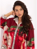 IT košile KS 18729.12 bordó