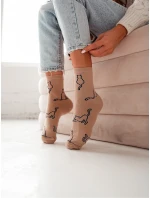 Milena ponožky 0200-093 Cat obrysy 37-41