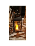 LED svíčka s efektem plamene 7,5x9,5 cm