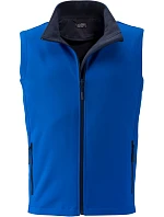 Daiber JN 1128 Pánská 2-vrstvá promo softshellová vesta 02.1128 nautic blue/navy