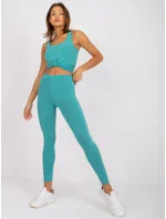 Legíny AP LG A 002 tyrkysová