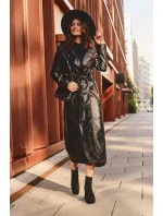 Černé Abnous semišové kotníkové boty s robustními podpatky