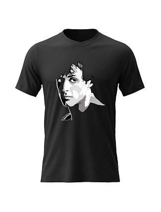 Pánské bavlněné tričko s potiskem - ROCKY BALBOA - černé