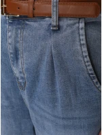 Dámské džínové kalhoty mom fit s páskem FashionStreet UY2882