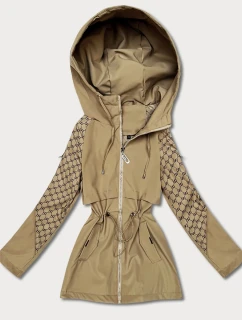 Damska kurtka z monogramem Goodlookin piaskowa (KK60412-4#)