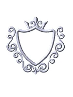 rámeček k výšivce monogramu erb s korunkou zdobený rámeček k výšivce monogramu erb s korunkou zdobený