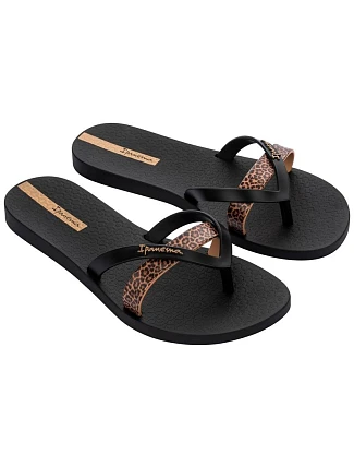 Ipanema dámské žabky Kirei módní pohodlné černé na pláž dámské