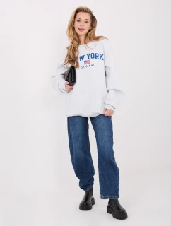 Mikina WT BL A1064.09P světle šedá