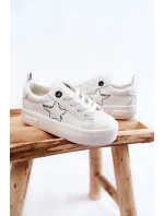 Dětská sportovní obuv Šněrovací Big Star KK374222 Bíle