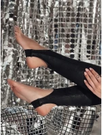 Dámské voskované legíny NIGHTFIT černé FashionStreet UY2294