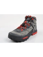 Aku pánská turistická kotníková obuv Rocket Gore-tex šedá červená