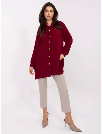 IT košile KS 29022.25 bordó