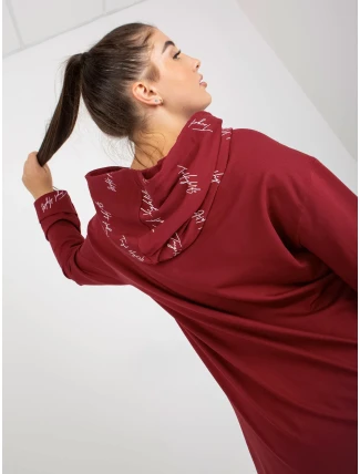 Mikina RV BL 8266.34P kaštanová