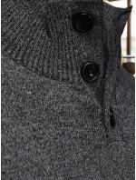 Pánský svetr se stojáčkem světle šedý FashionStreet WX2356