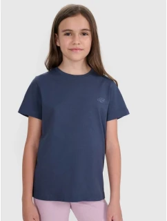 Dětské hladké tričko (SADA 2) 4F 4FJRAW25TTSHU3157-91S